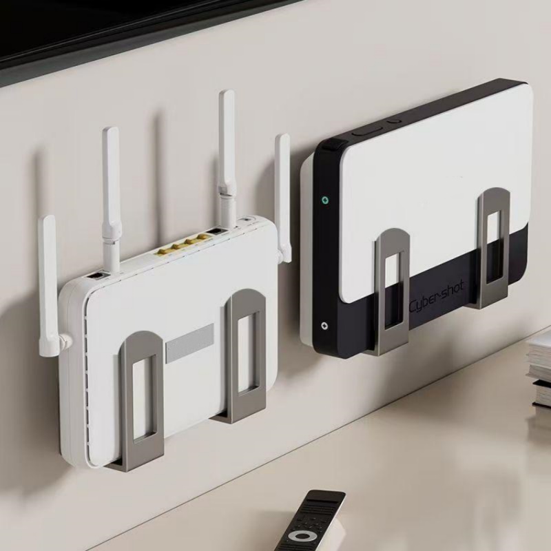 Wall Organizer Pocket - 2pcs Home Router Storage Box Wall