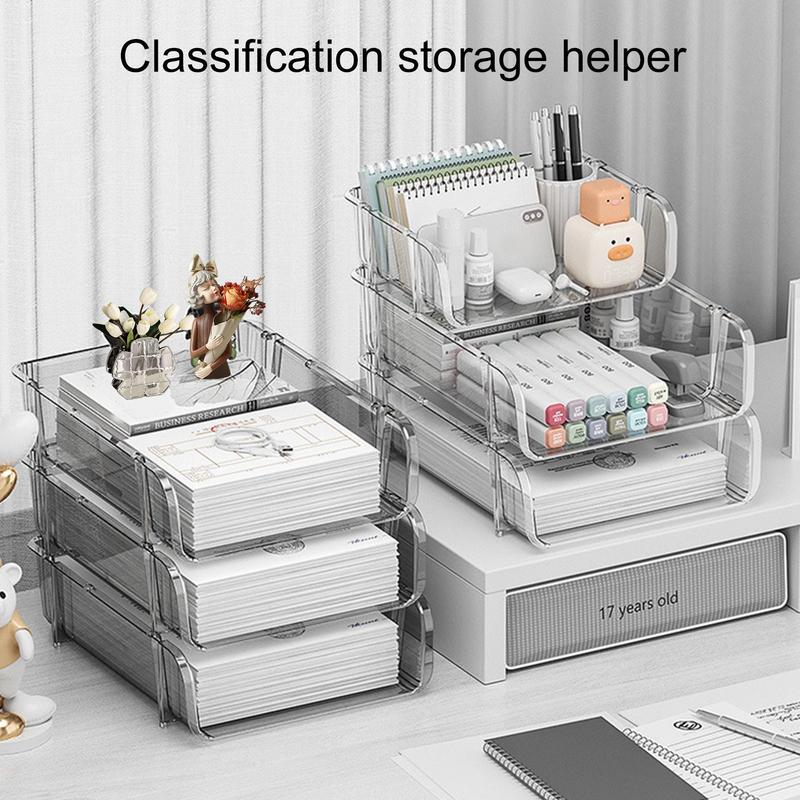 Office Desktop Organizer A4 Pa - đánh giá và giá Binder Storage Box