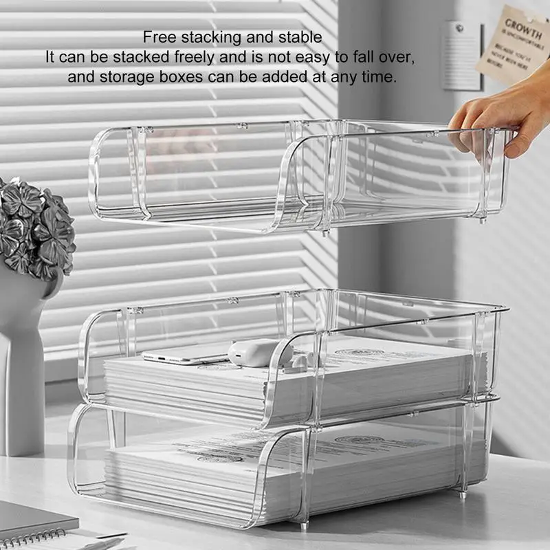 Office Desktop Organizer A4 Pa - đánh giá và giá Binder Storage Box