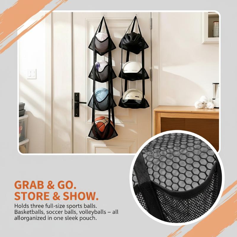Wall Mounted Basketball Storag - đánh giá và giá Wall Organizer Pocket