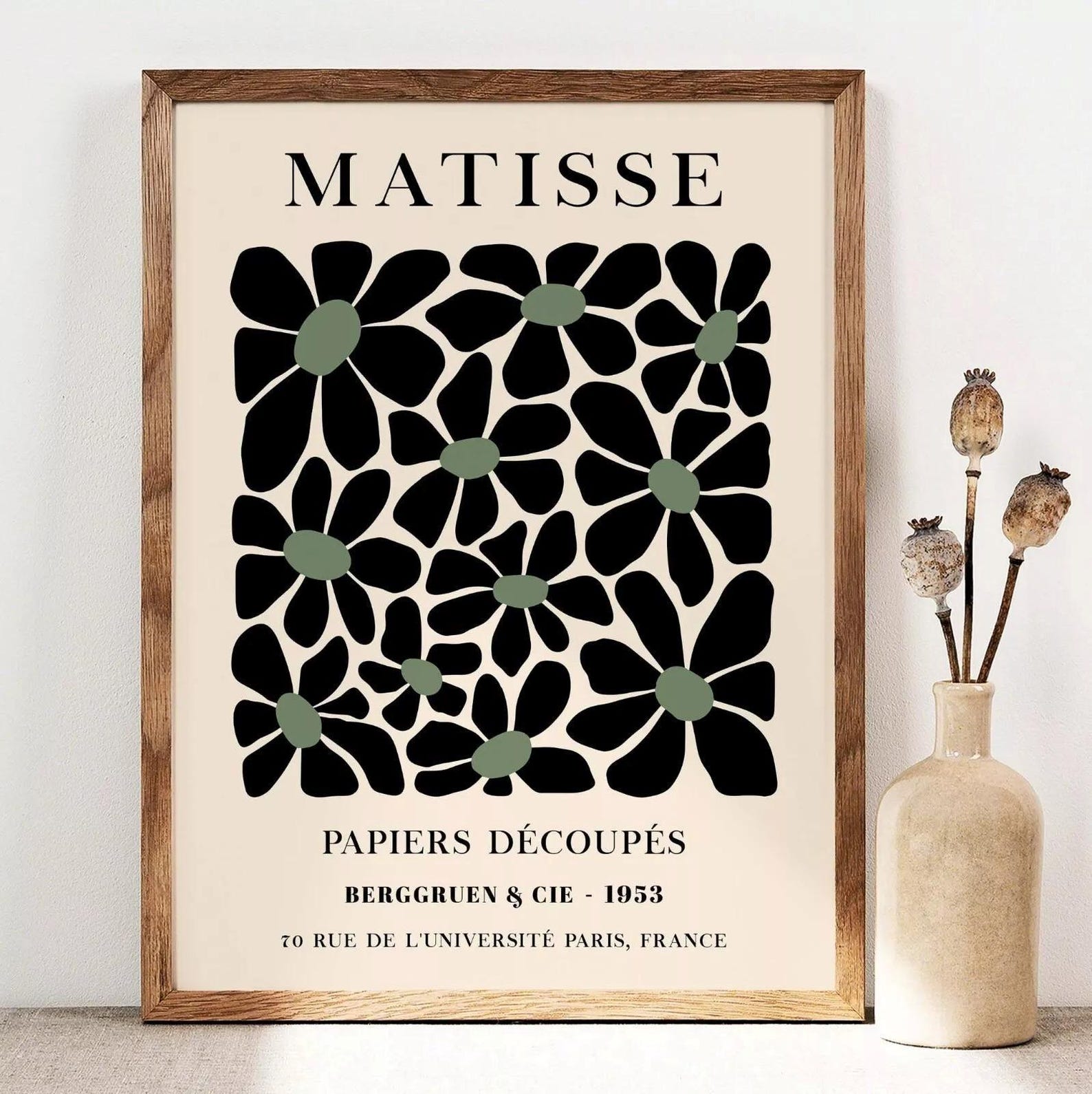 3pcs/set Retro Matisse Canvas  - đánh giá và giá Office Furniture Set