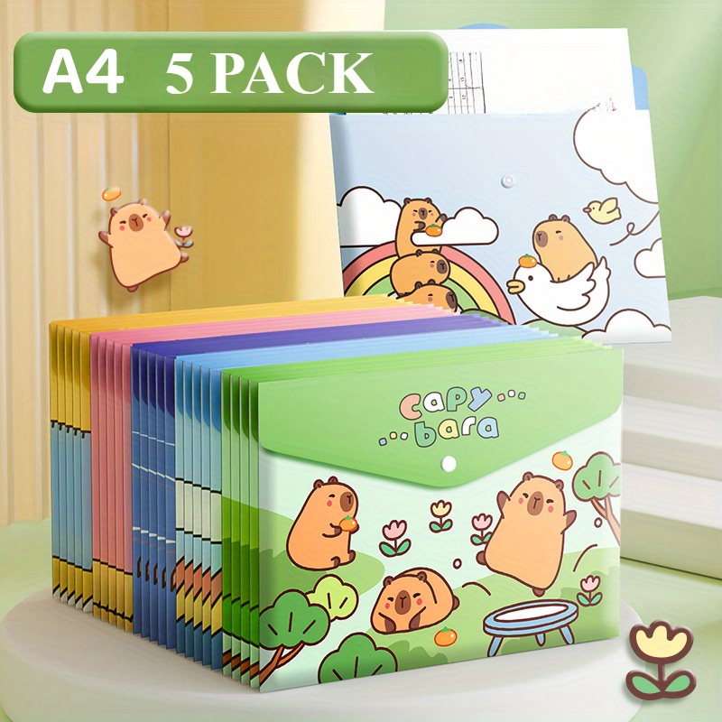 5PCS A4 File Bags, Information - đánh giá và giá Binder Storage Box
