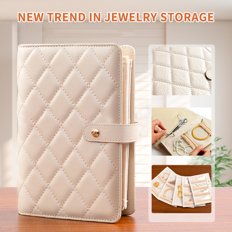 PU Leather Jewelry Storage Boo - đánh giá và giá Binder Storage Box
