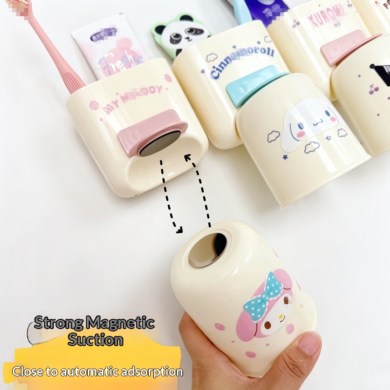Kuromi Toothbrush Holder Cute  - đánh giá và giá Wall Organizer Pocket