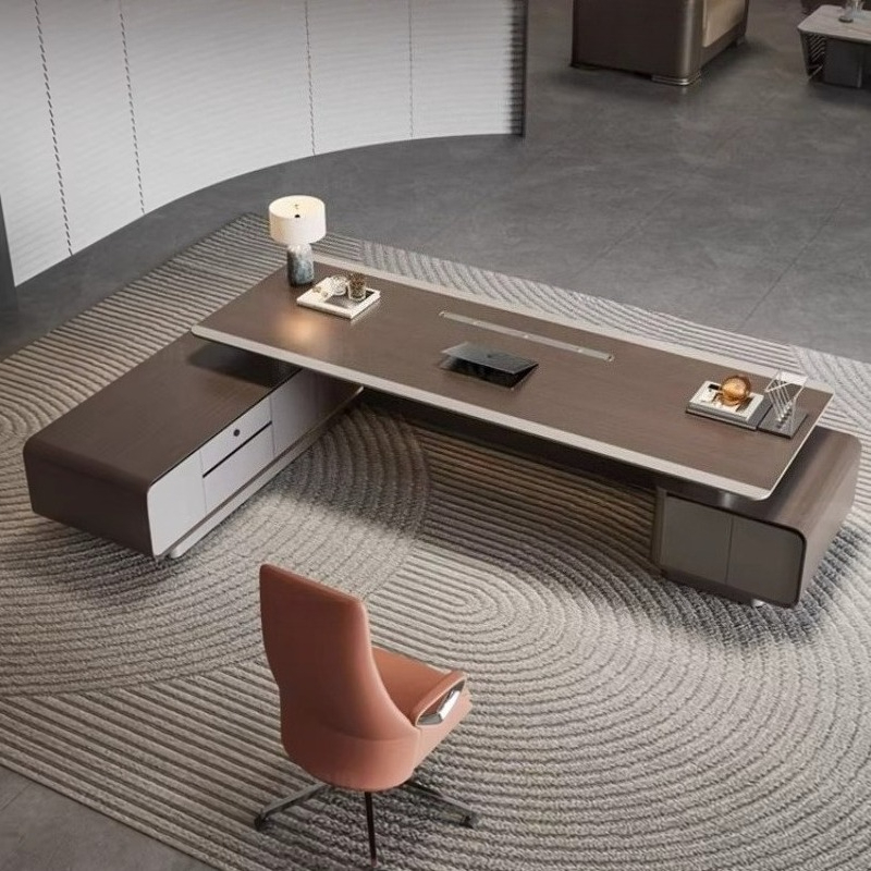 Luxury top boss table 240cm 28 - đánh giá và giá Office Furniture And Equipment