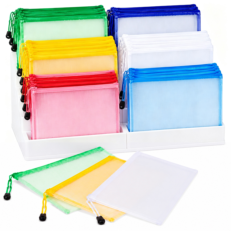 5/20PCS A4/A5 Mesh Zipper Pouc - đánh giá và giá Binder Storage Box