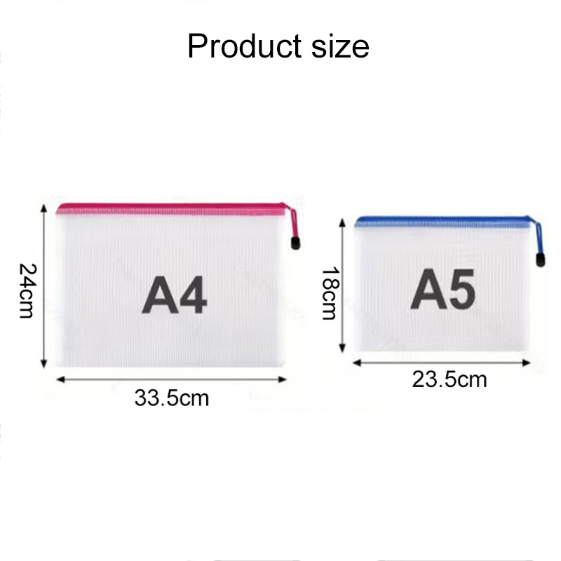 5/20PCS A4/A5 Mesh Zipper Pouc - đánh giá và giá Binder Storage Box