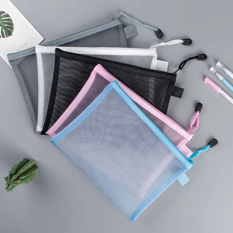 1 Chiếc A4/A5/A6 Lưới Dây Kéo  - đánh giá và giá Binder Storage Box