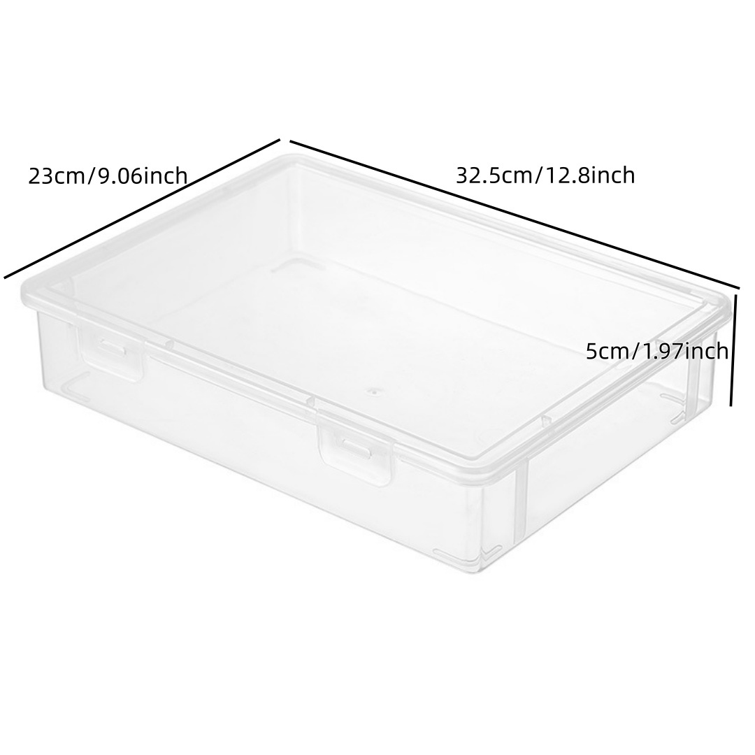 Stackable Clear A4 Document St - đánh giá và giá Binder Storage Box