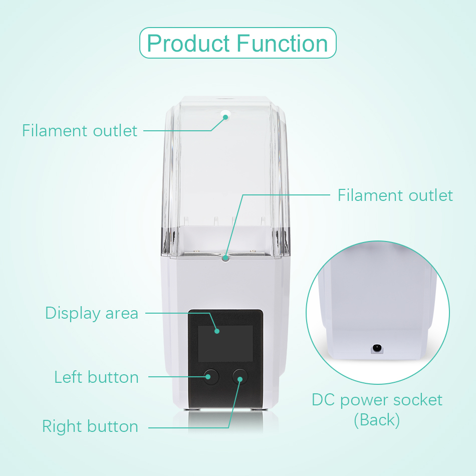 SUNLU 3D Dây Tóc Khô Hộp S1 PL - đánh giá và giá Binder Storage Box