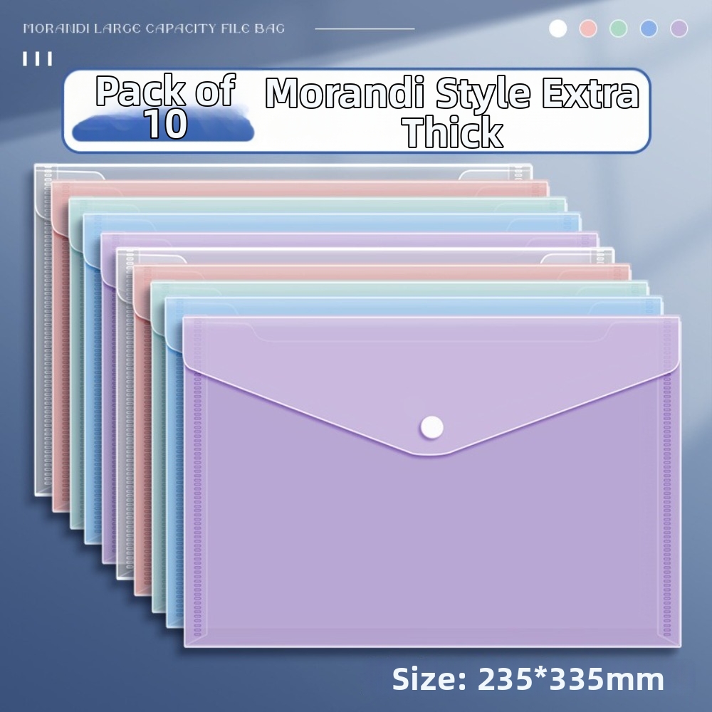 10 Pcs Clear A4 File Folders P - đánh giá và giá Binder Storage Box